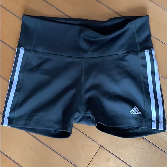 green adidas shorts